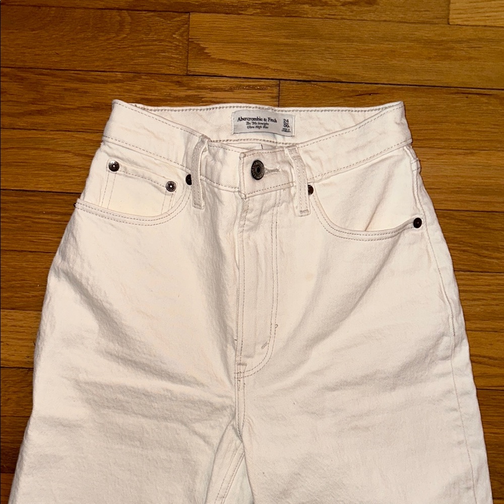 Abercrombie & Fitch White Jeans